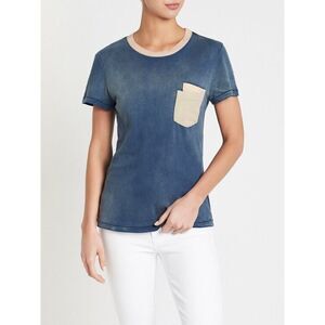 Sold🎉NEW! CURRENT/ ELLIOTT the desert days double pocket tee washed blue $128